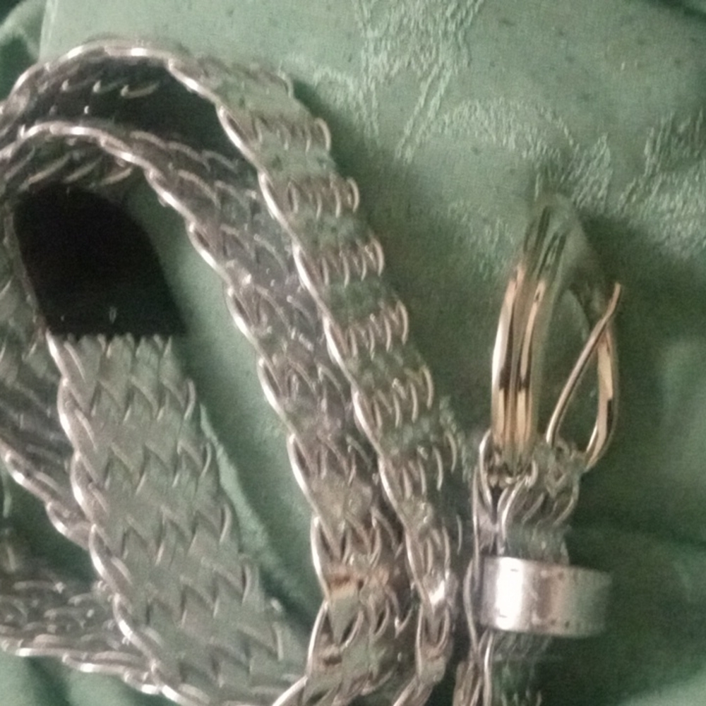 Vintage Style Metallic Belt